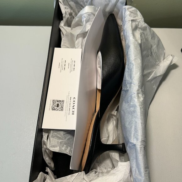 Coach Women's Renn Leather Mule - Picture 13 of 14